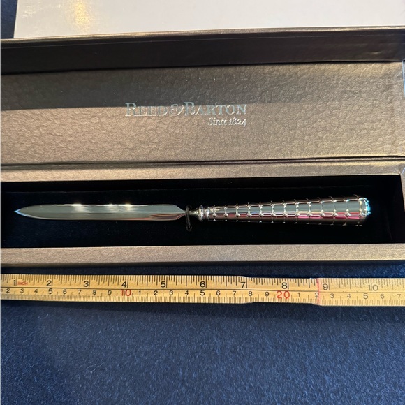Reed & Barton Silver Alexandria Letter Opener - Picture 3 of 7